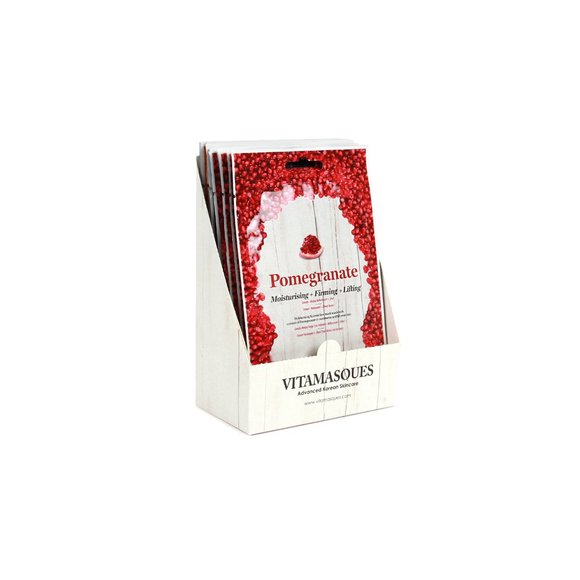 VITAMASQUE | Pomegranate Face Mask (Pack of 10) - Picture 5 of 9
